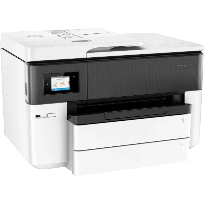 HP OfficeJet Pro 7740 (G5J38A) wireless wide format all in one printer - eBuy UAE